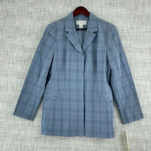 NWT Norton McNaughton womens size 8 button down blazer shirt 0750